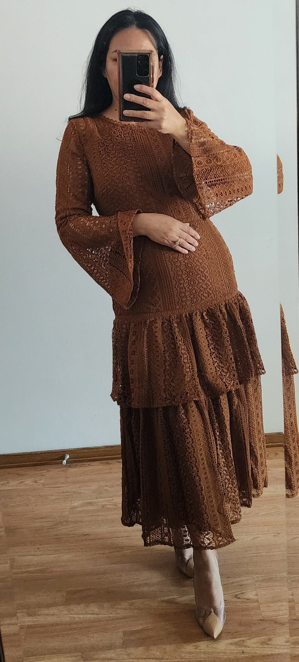 Sulma brick Dress