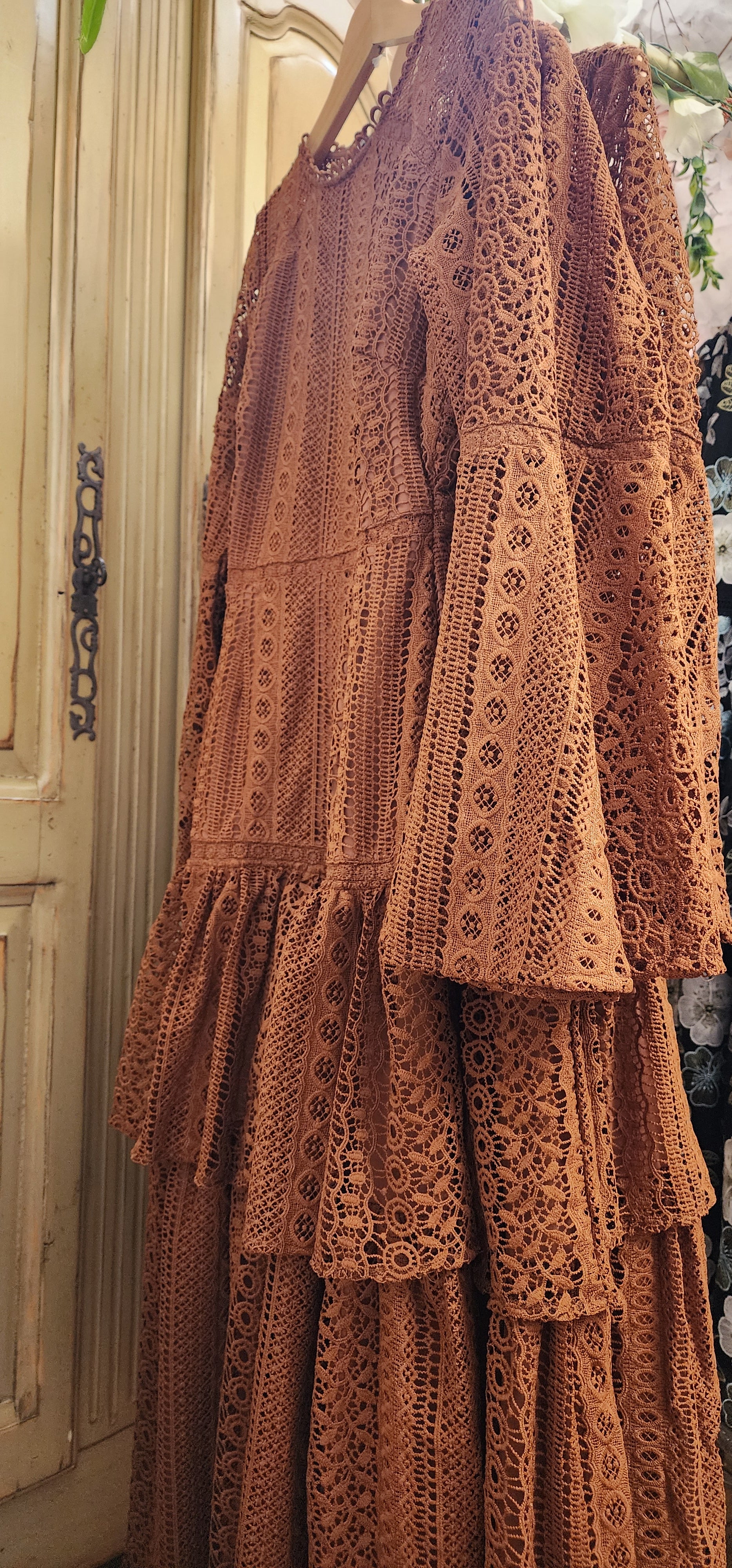 Sulma brick Dress