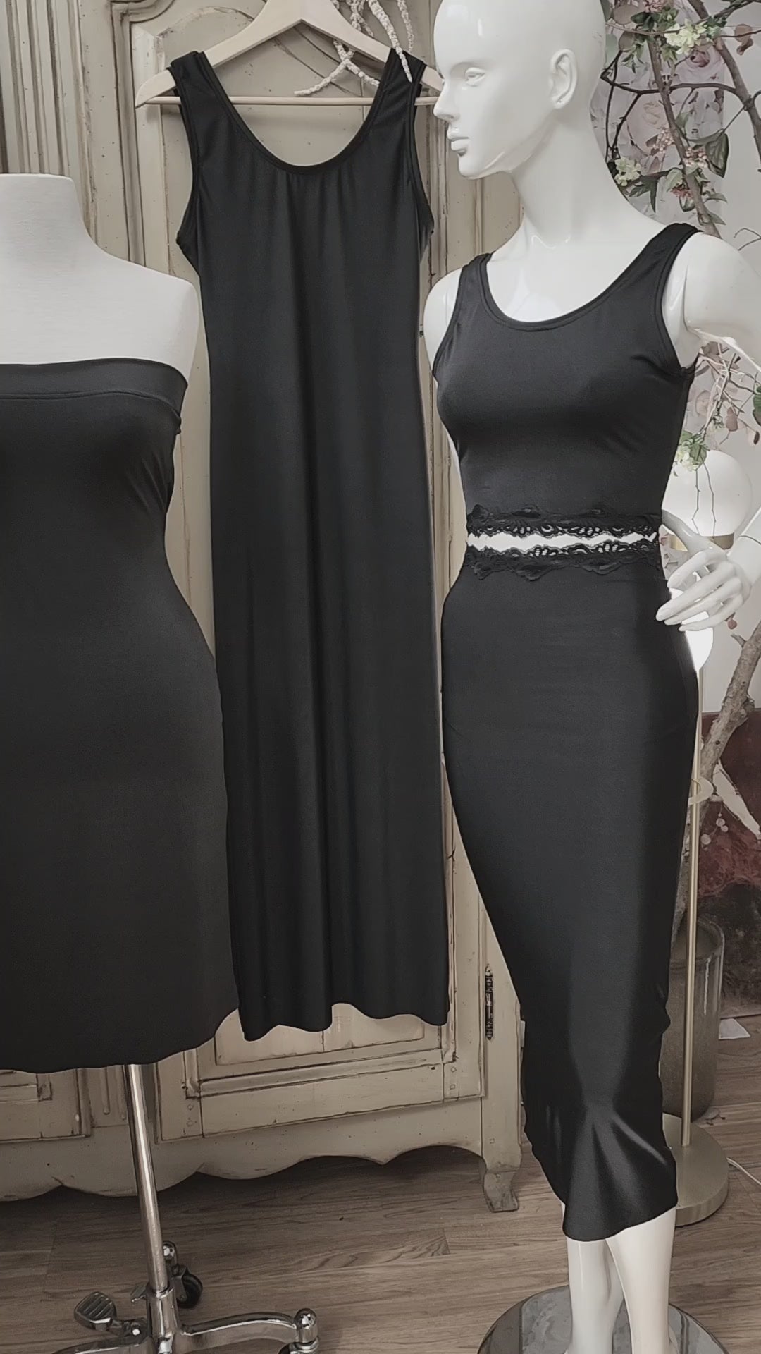 THE LIBMERA STRAPLESS SLIP DRESS